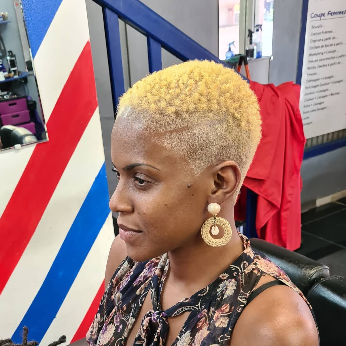 Coupe femme wave couleur S.DY BARBER
